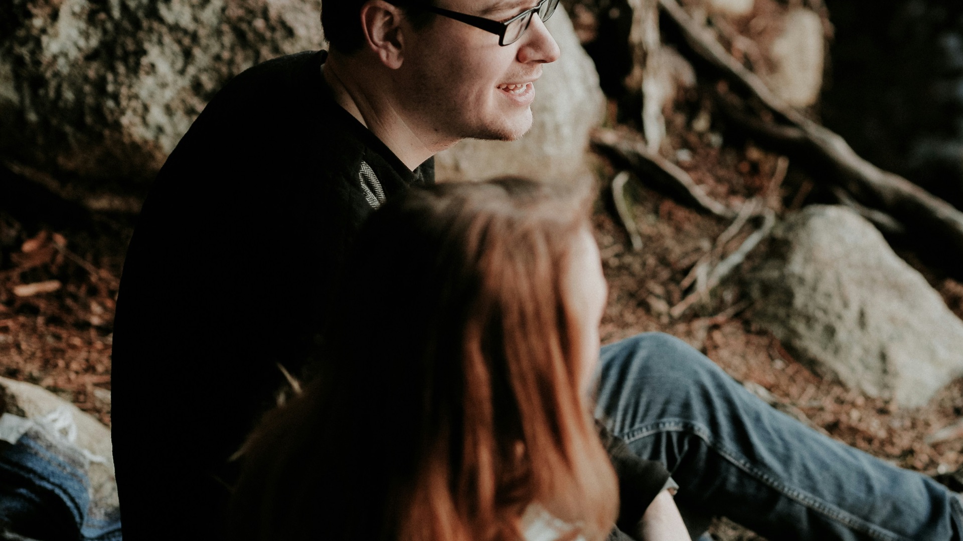 woman wearing gray cardigan
