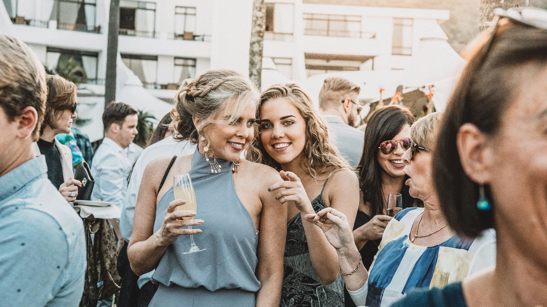 people near buildings during daytime