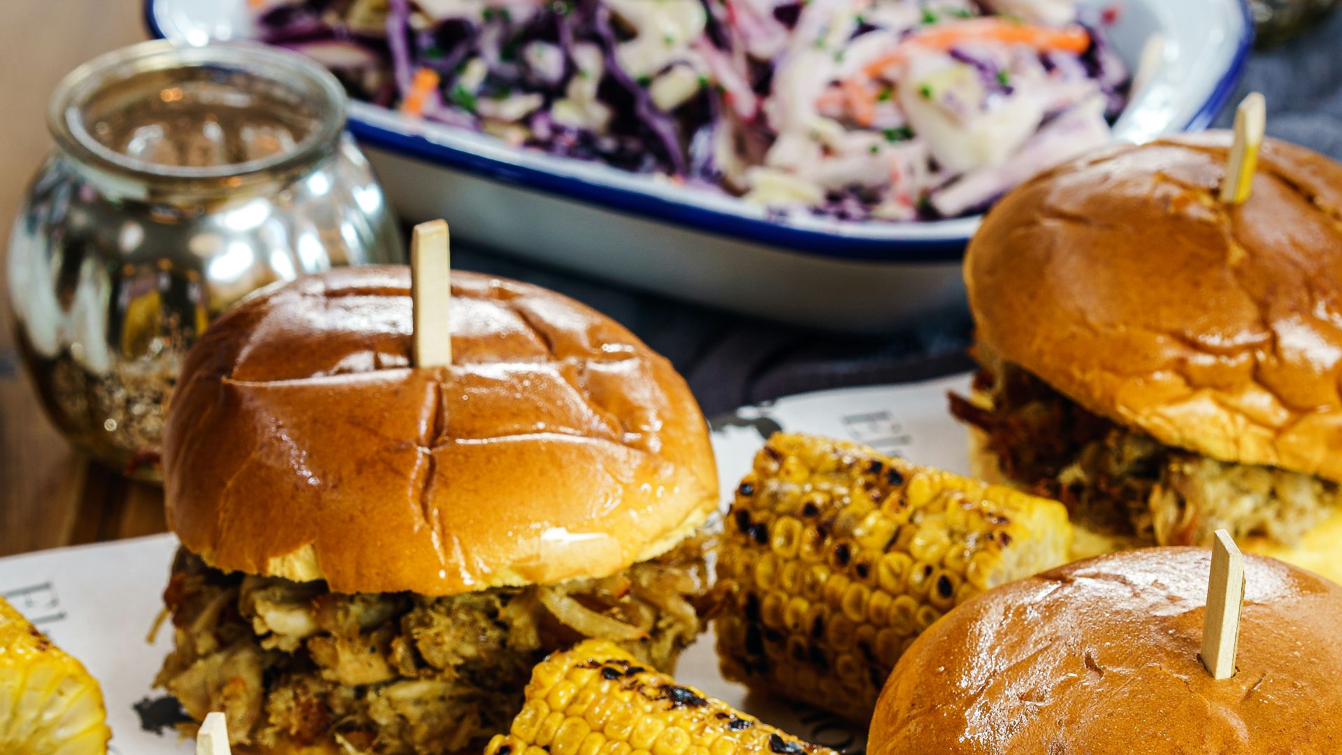 burger with patty and fries