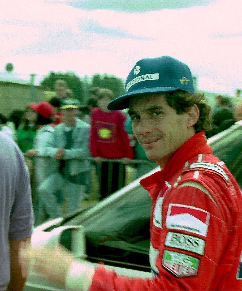 1024Px-Ayrton Senna In The Paddock Before The 1993 British Grand Prix (33686752075)