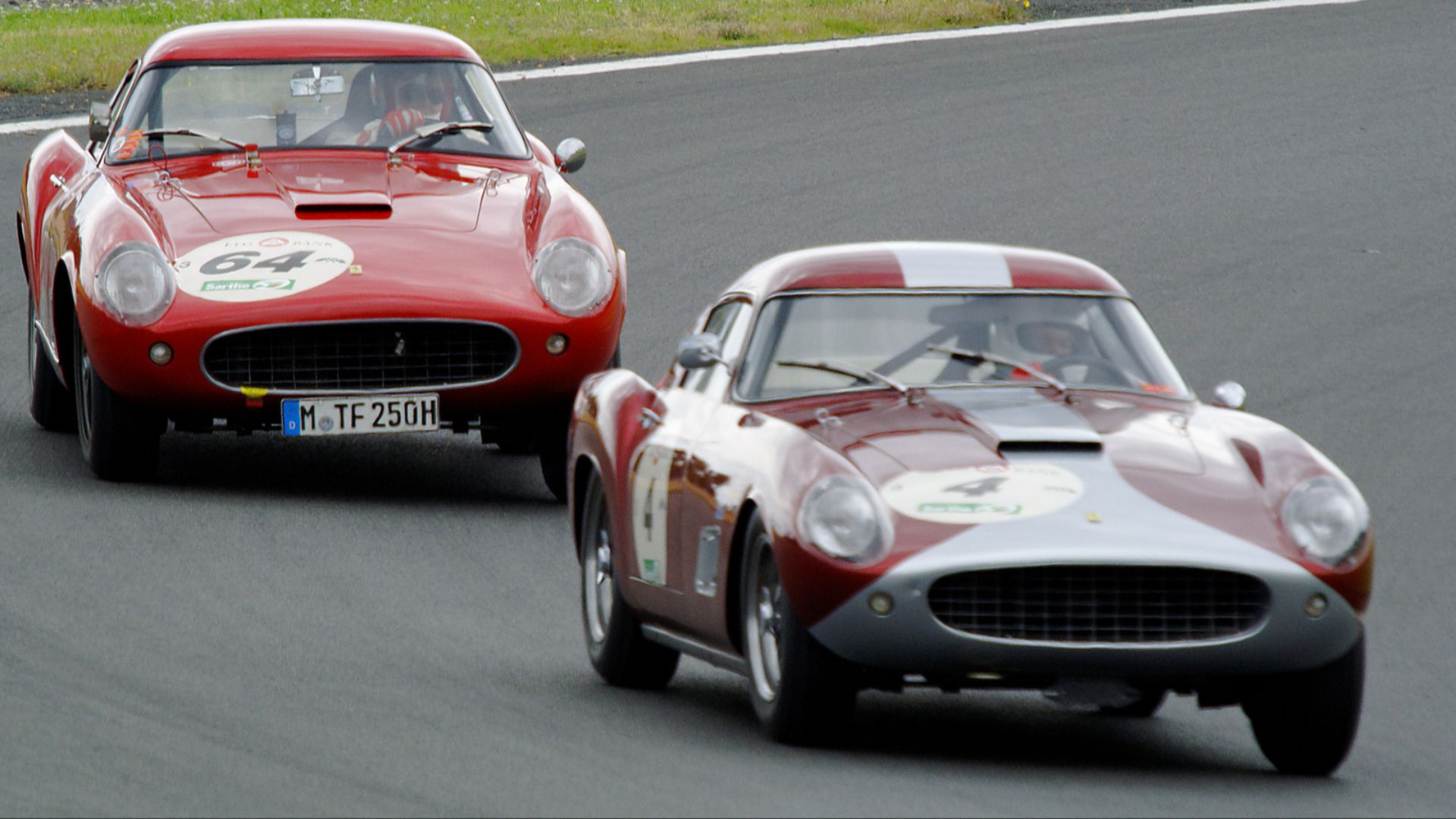 File:Two Ferrari 250s Le Mans Classic 2012.jpg