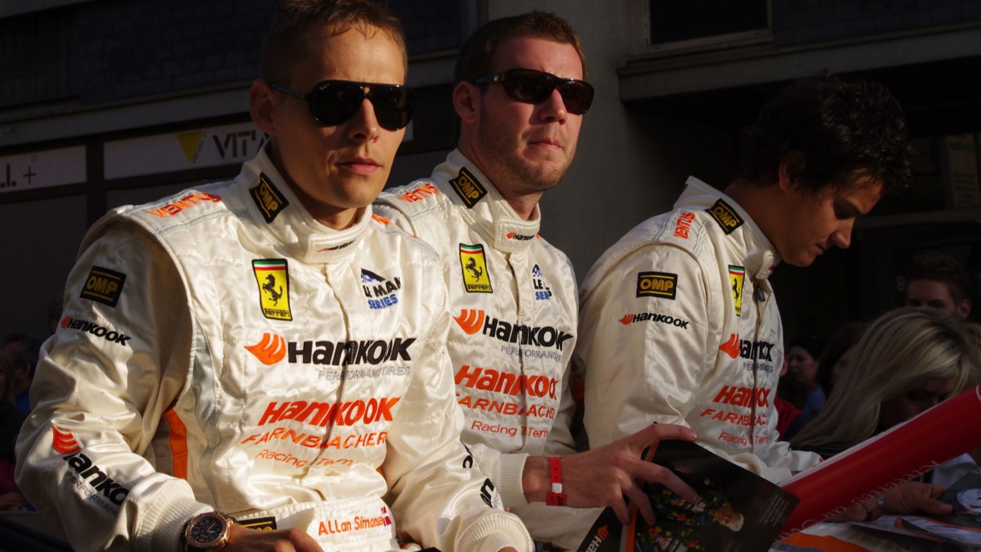 File:Dominik Farnbacher, Allan Simonsen and Leh Keen Drivers of Hankook Team Farnbacher's Ferrari 458 Italia.jpg