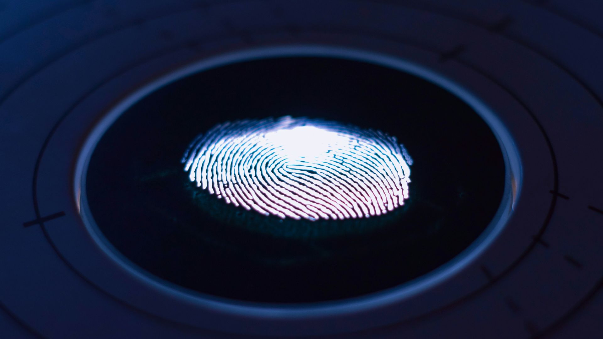 round black and white light