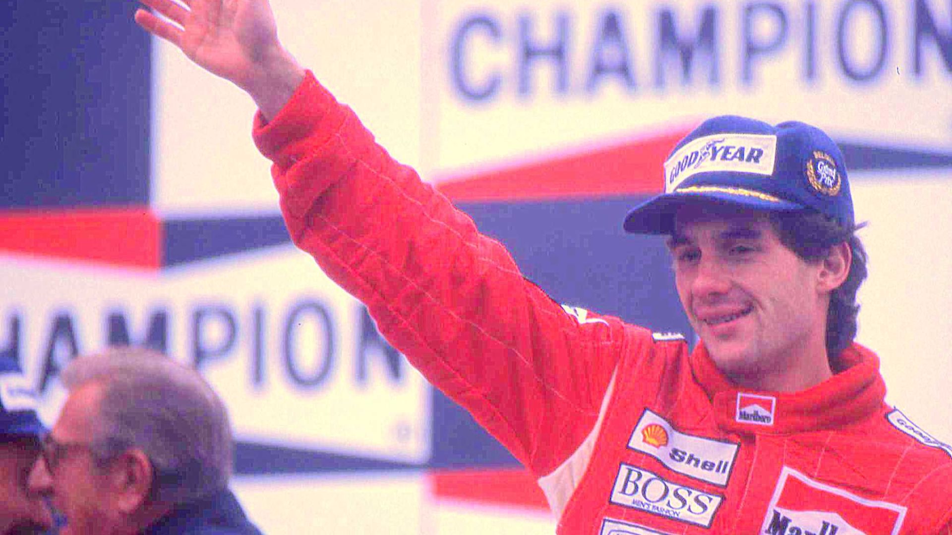 File:Ayrton Senna 1989 Belgian GP podium.jpg