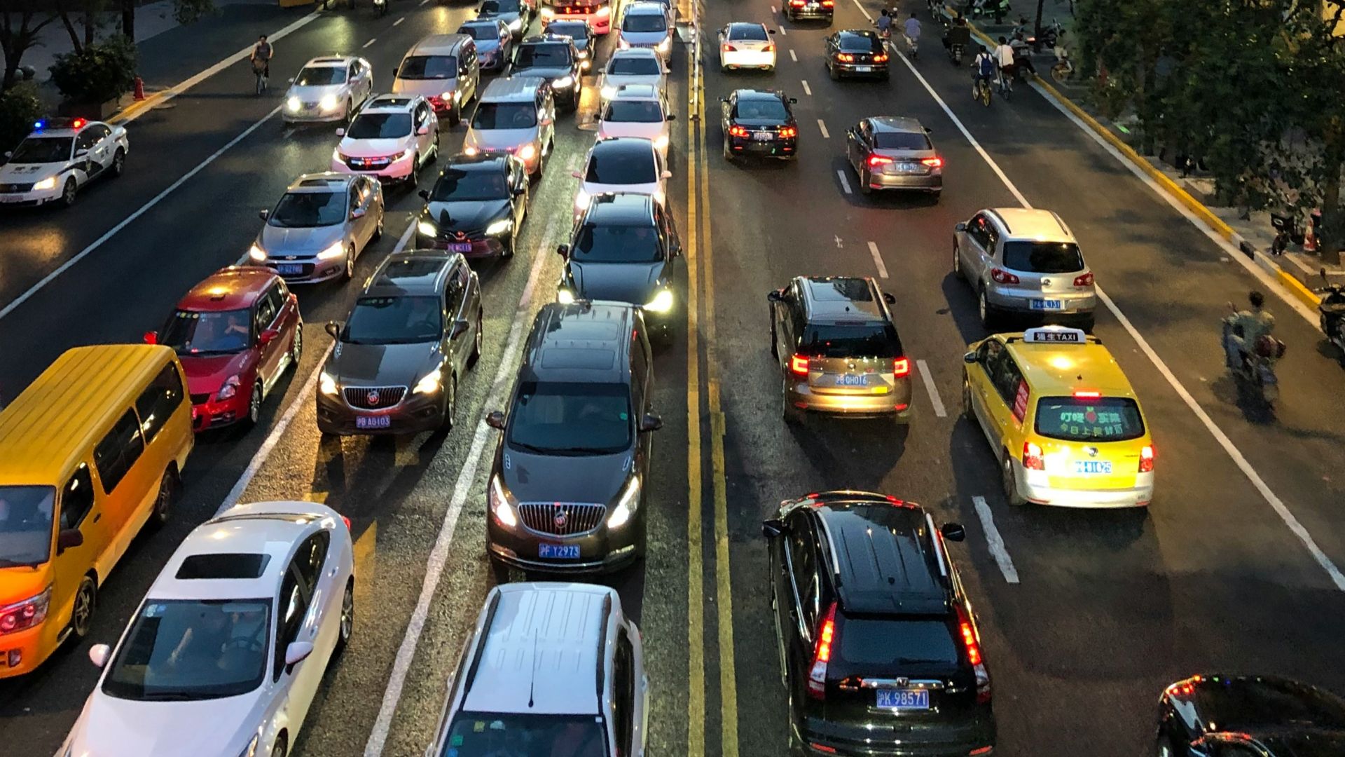cars on road during daytime