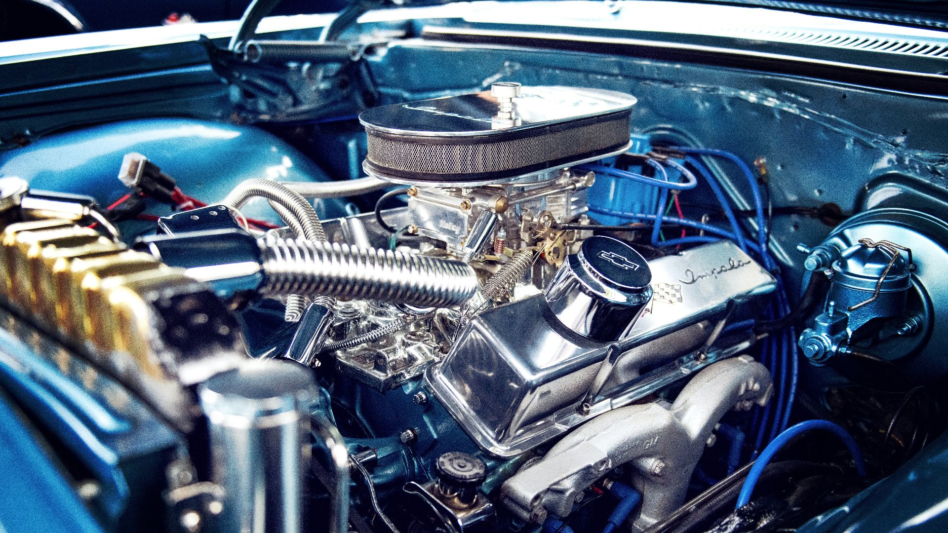 car engine bay