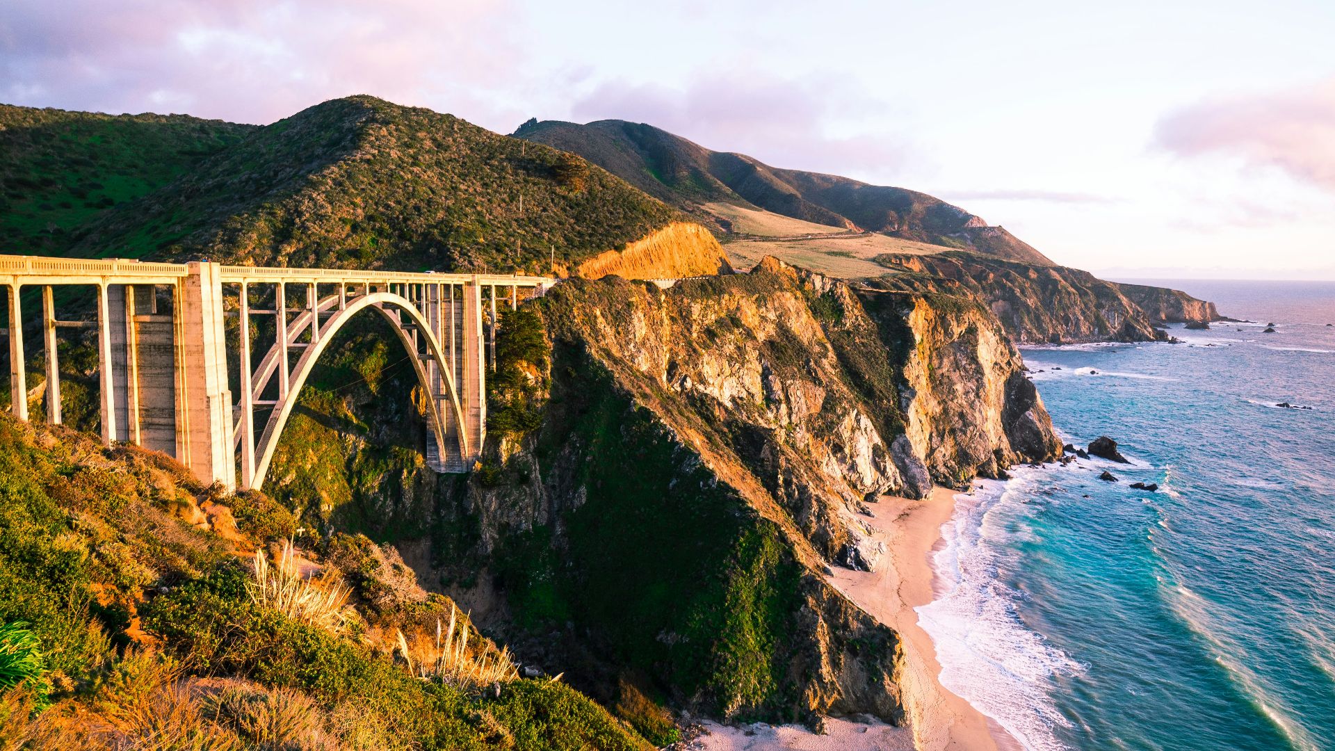 landscape photography of cliff