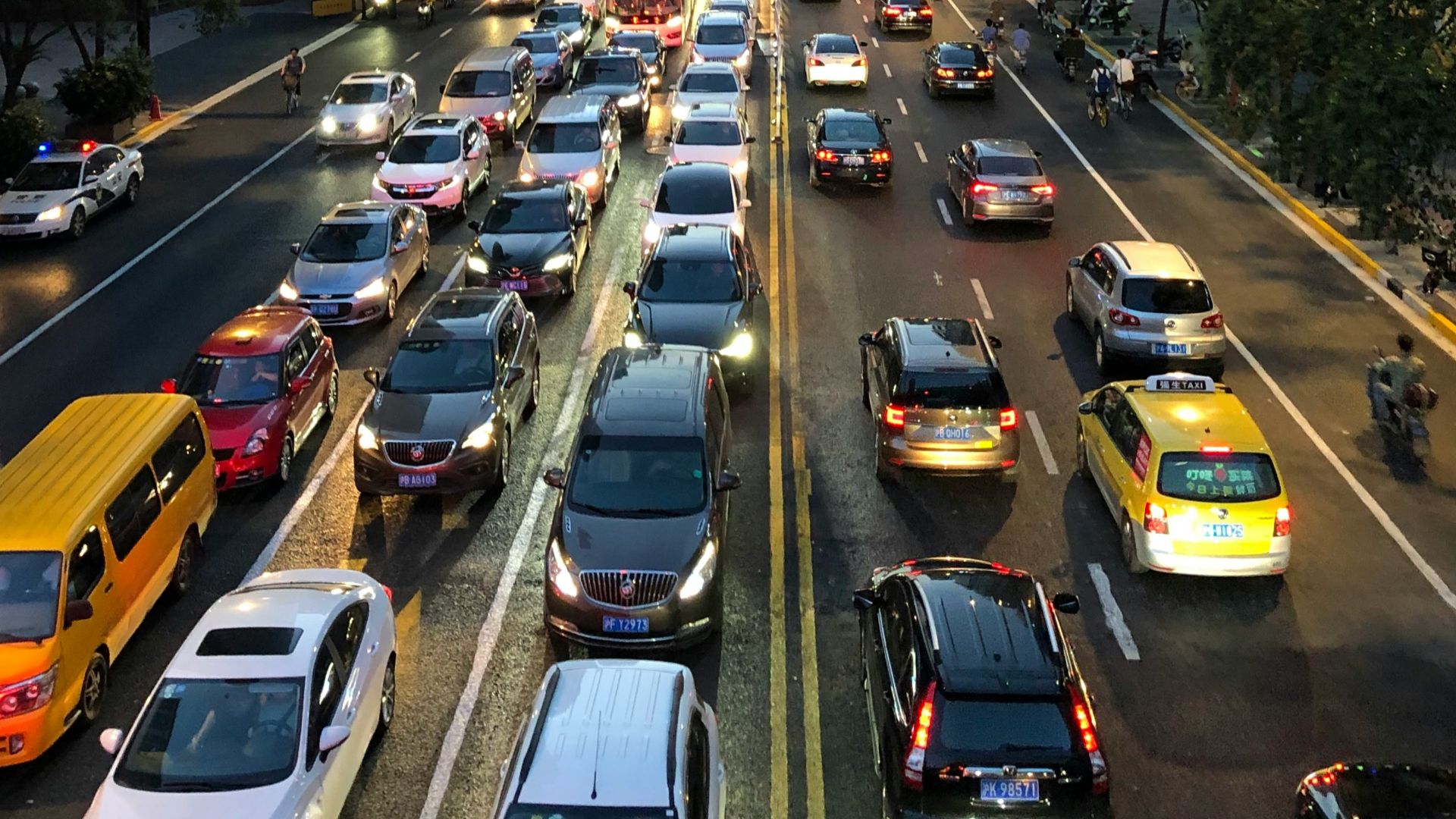 cars on road during daytime