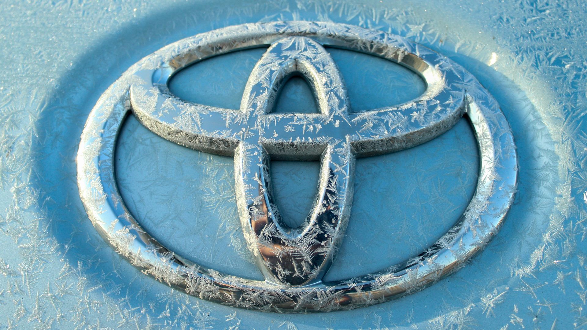 silver Toyota emblem