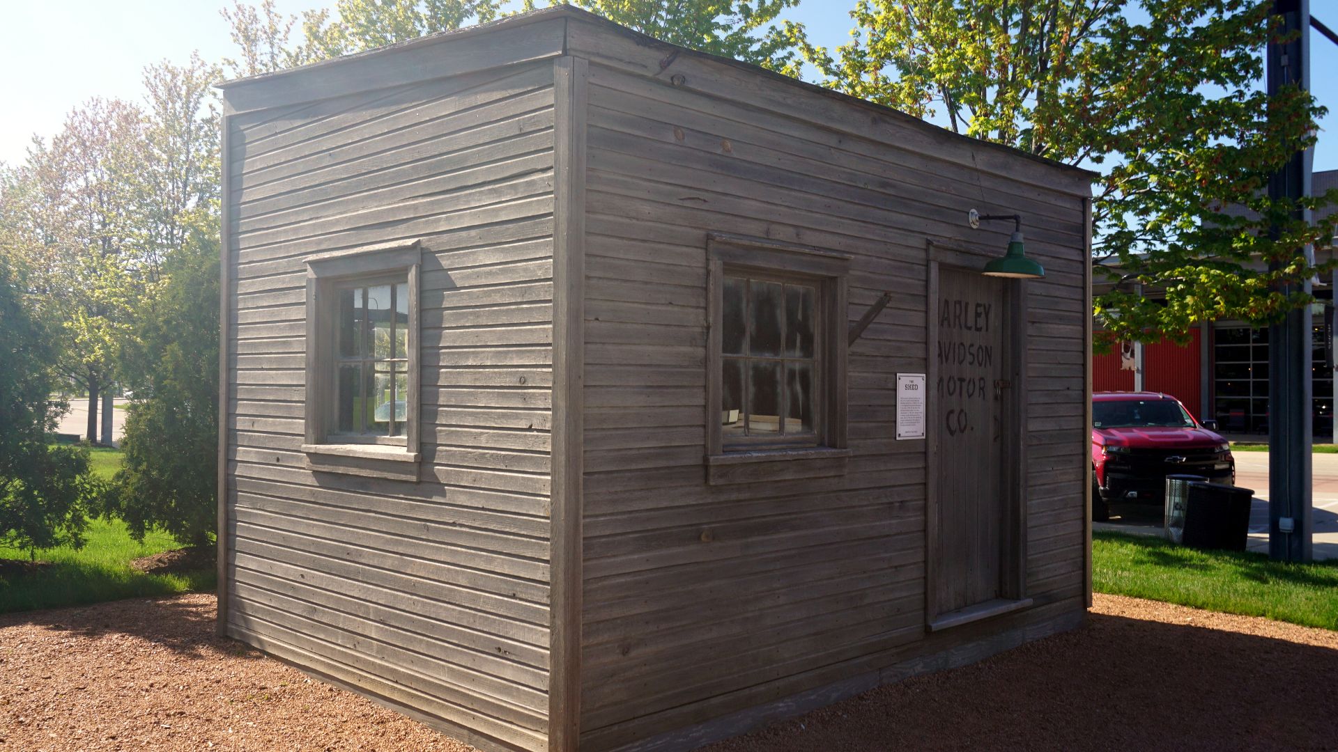 File:Harley-Davidson Museum May 2024 32 (The Shed replica).jpg