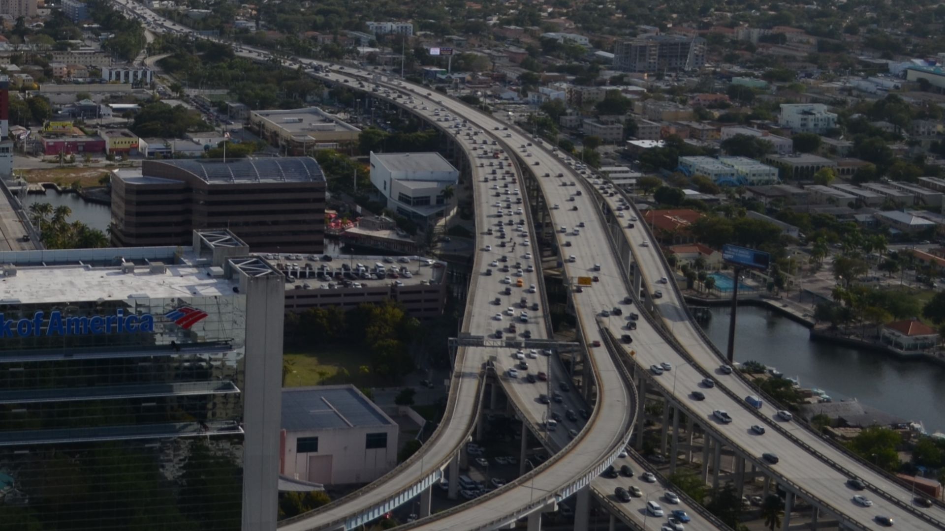 File:Miami traffic aerial I-95 North downtown.jpg