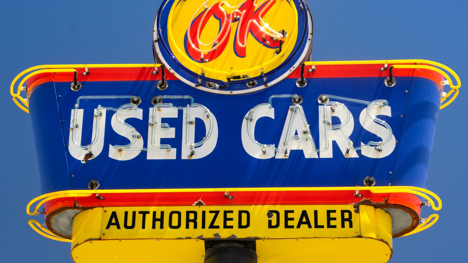 ok used cars signage