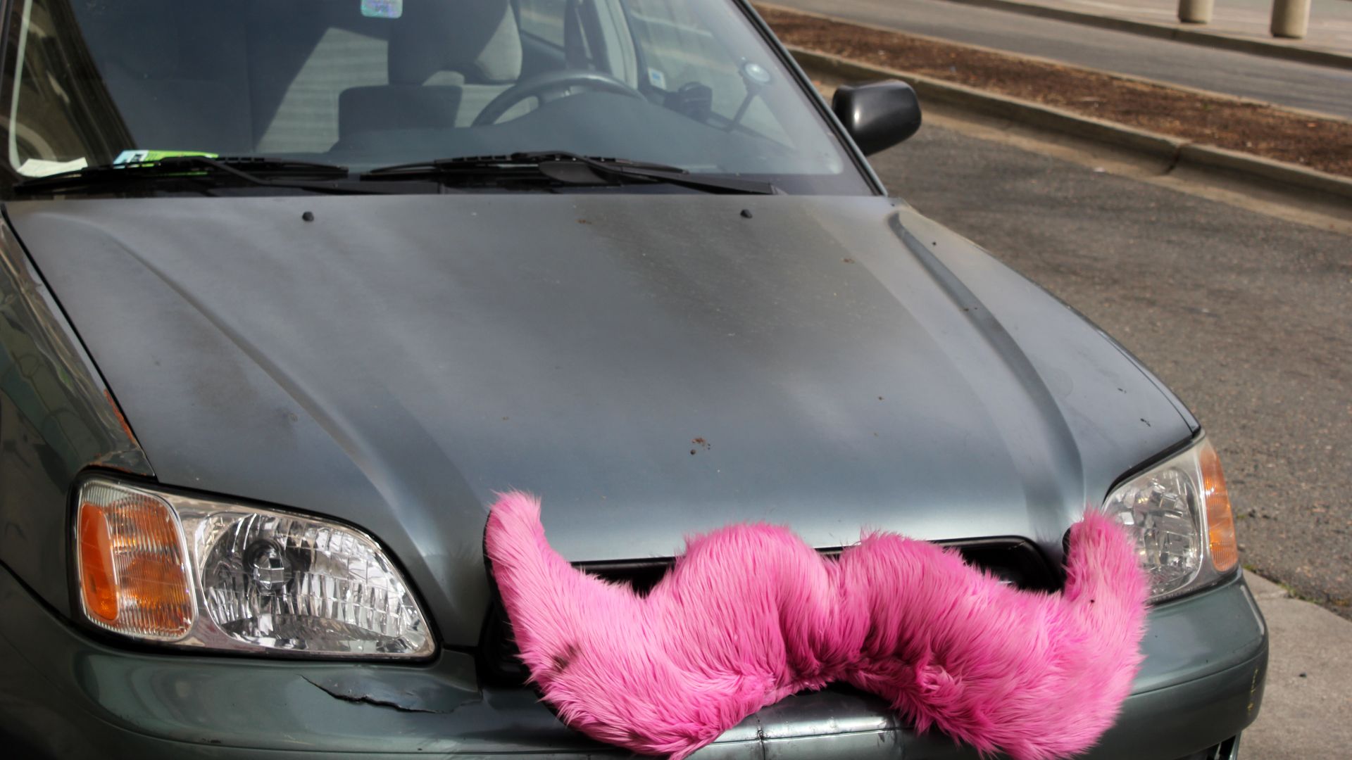 File:Lyft Car Pink Mustache.jpg