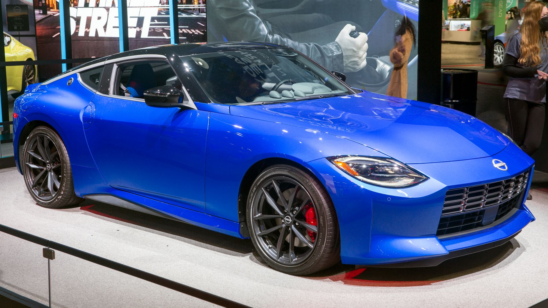 File:2023 Nissan Z Performance in Seiran Blue, front right (NYIAS 2022).jpg