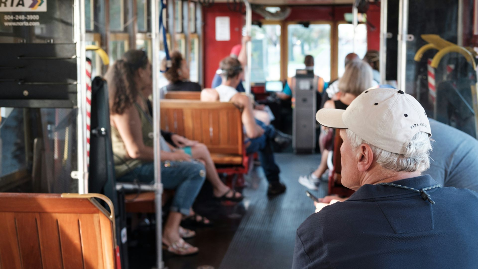 people sitting inside vehicle