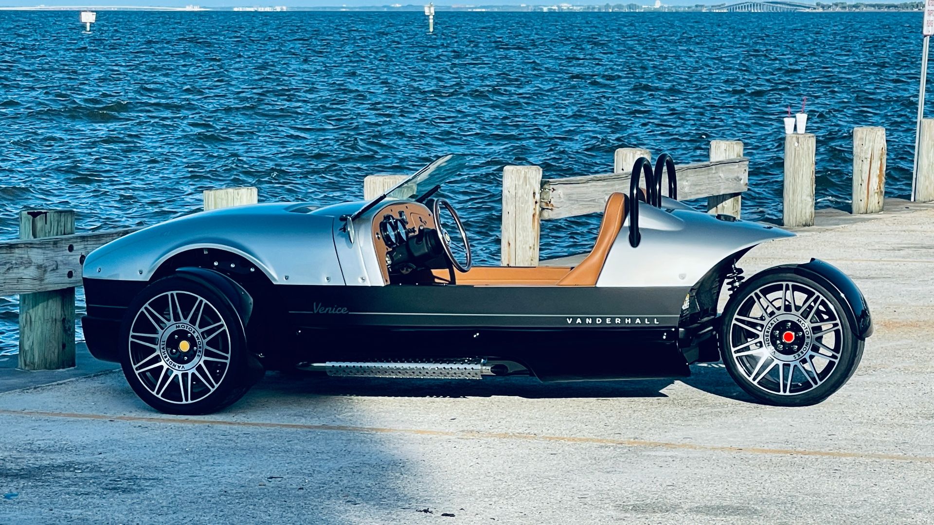 a car parked on a beach