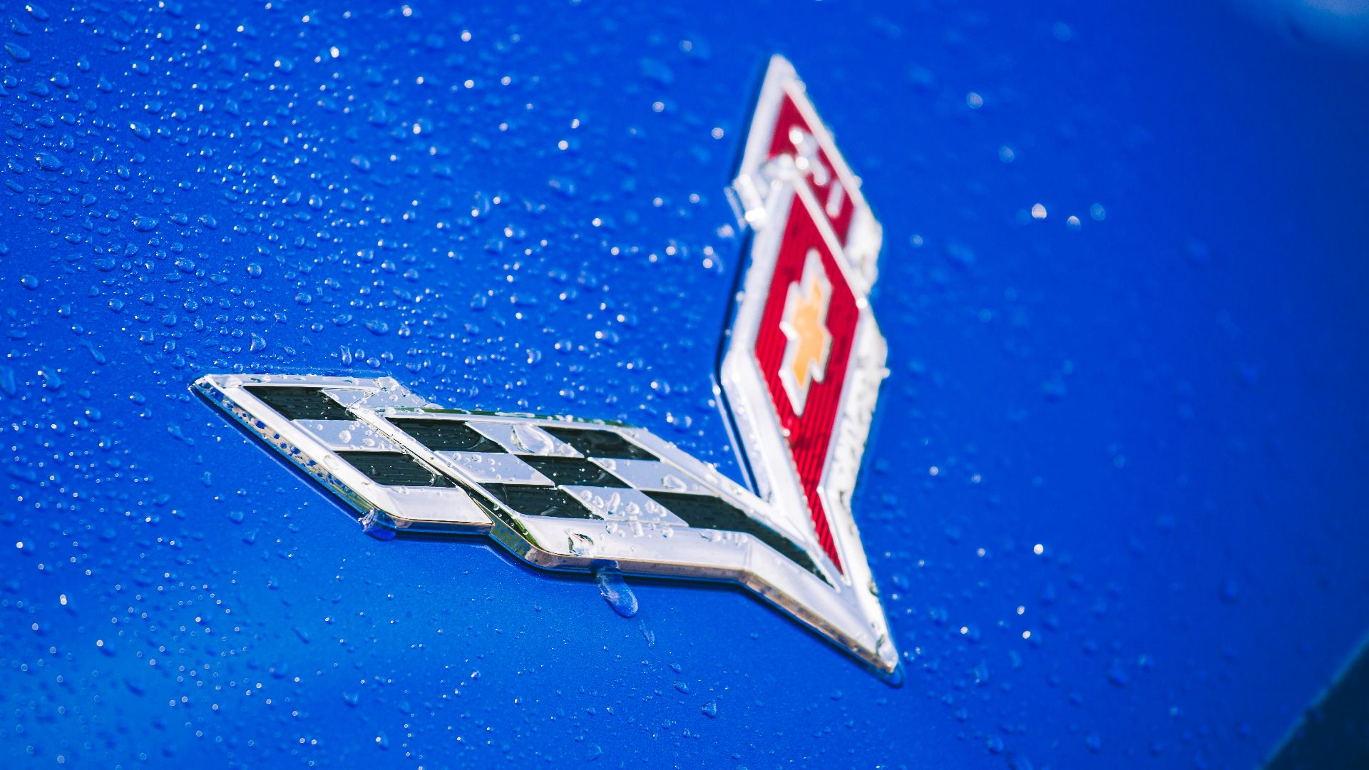 blue Chevrolet smblme