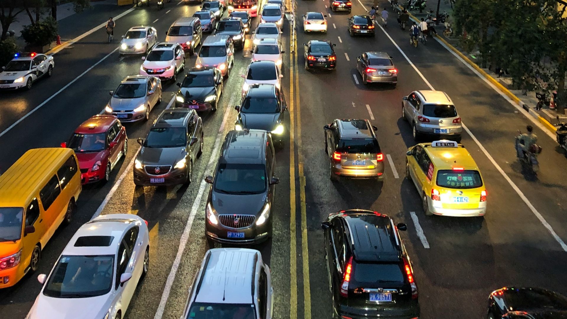 cars on road during daytime