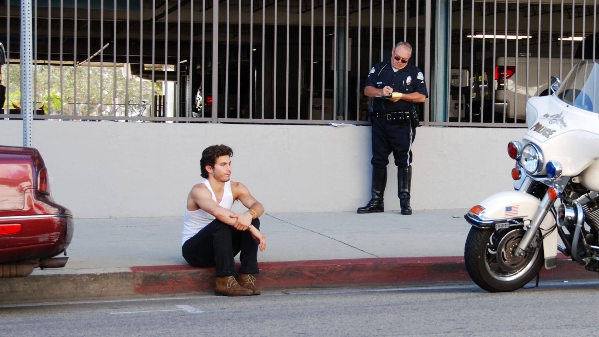 File:LAPD Hollywood Traffic Stop.jpg