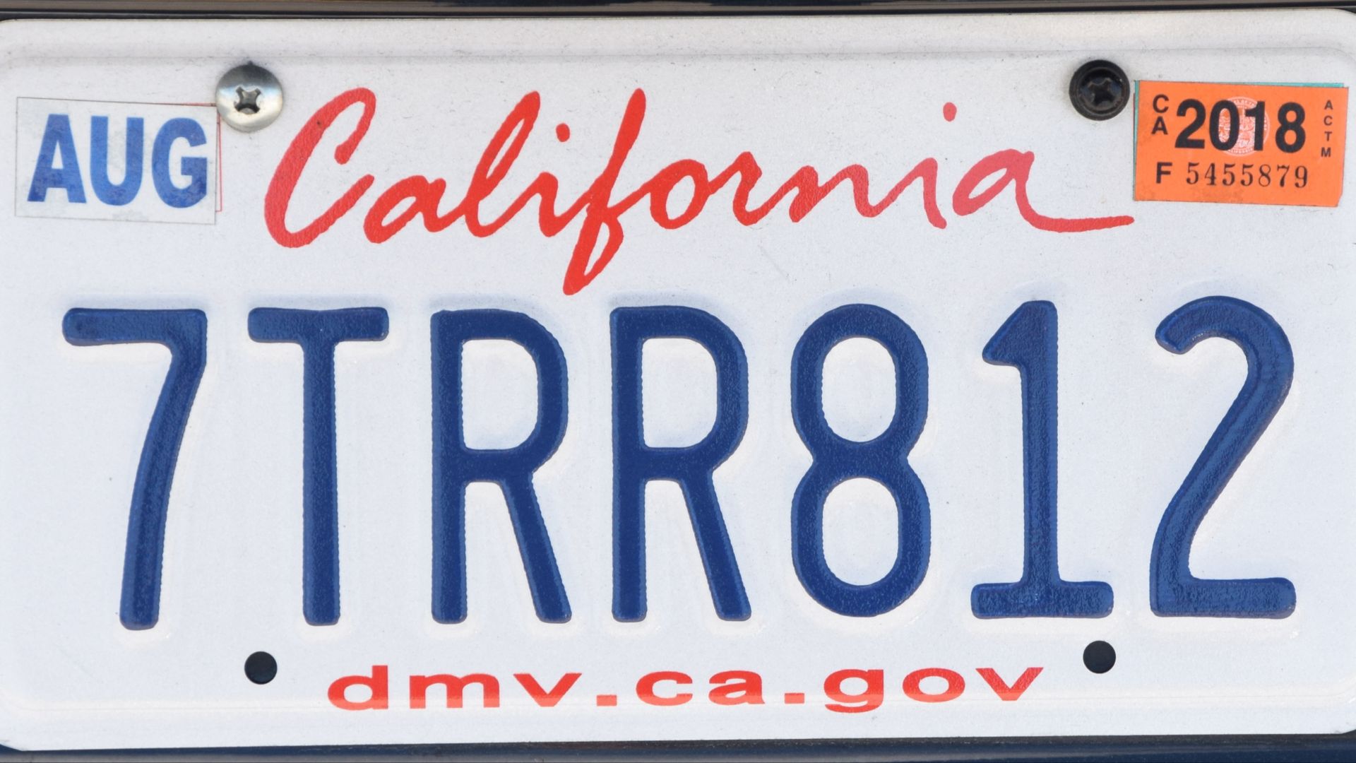 File:California 2018 license plate (USA).jpg