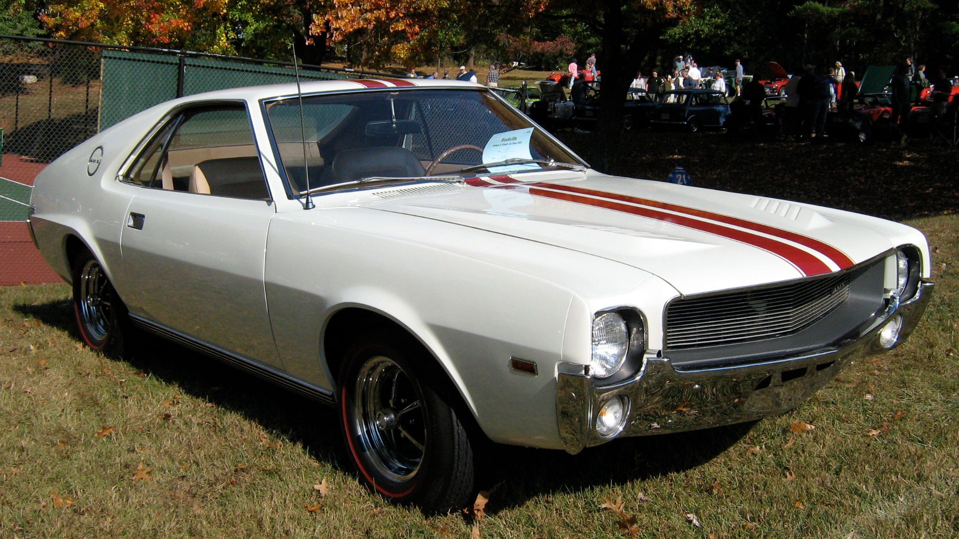 File:1968 AMC AMX white at Rockville Maryland show 2007.jpg