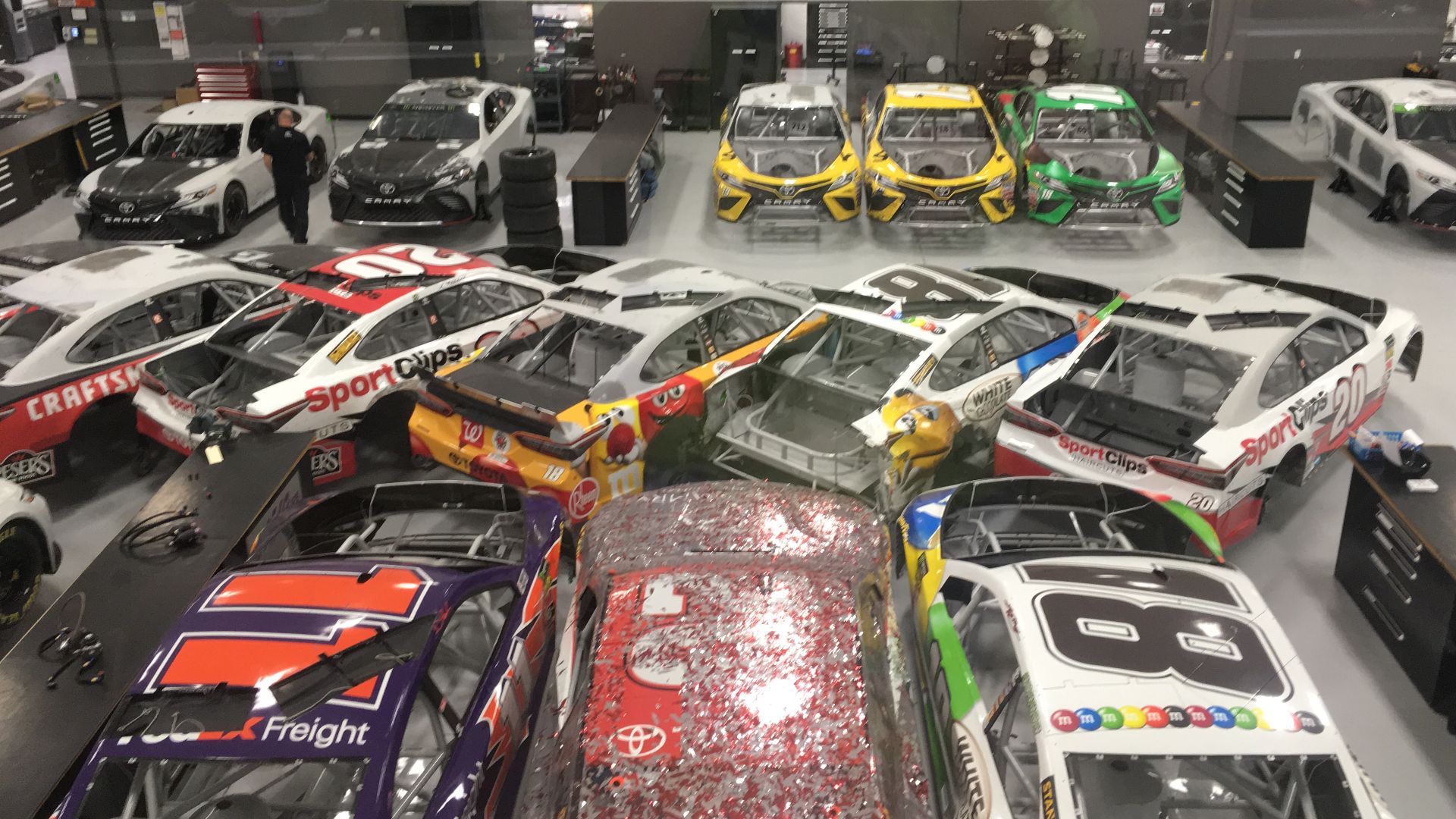 File:Joe Gibbs Racing race shop floor.jpeg