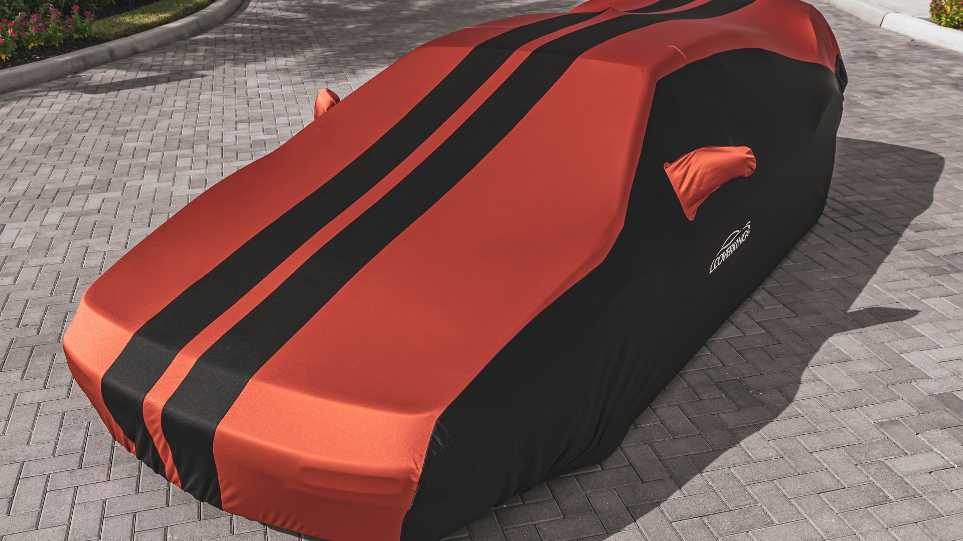 red ferrari car on gray concrete pavement