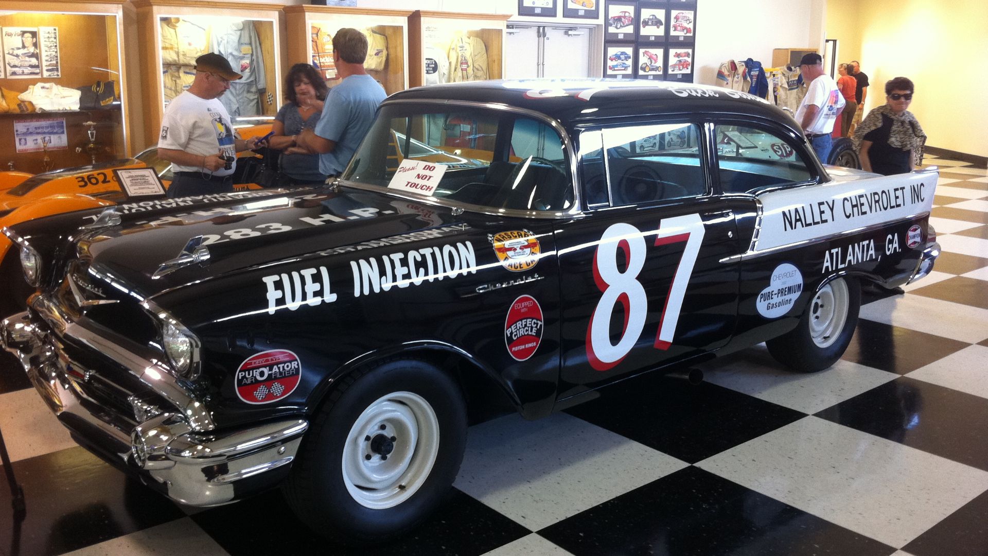 File:Buck Baker 1957 Chevy Bel Air International Motorsports Hall of Fame.jpg