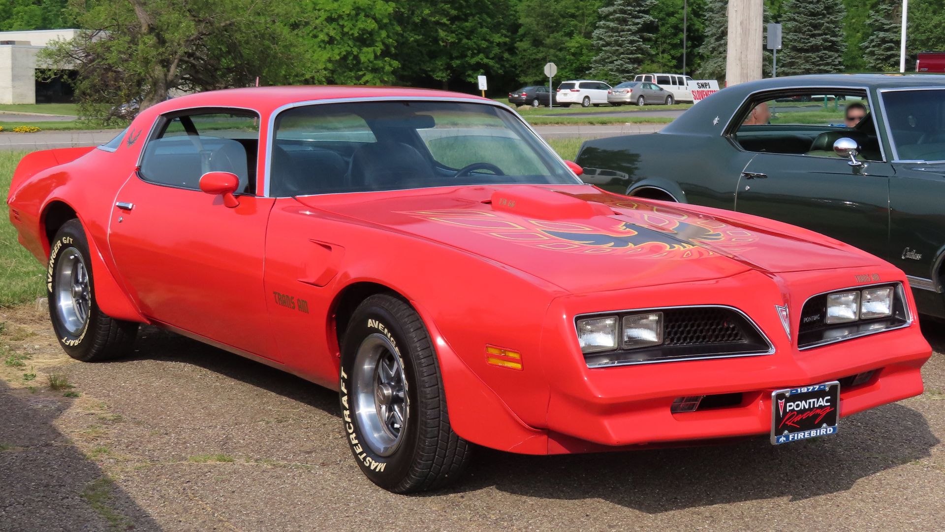 File:1977 Pontiac Firebird Trans Am, front right, 06-21-2023.jpg