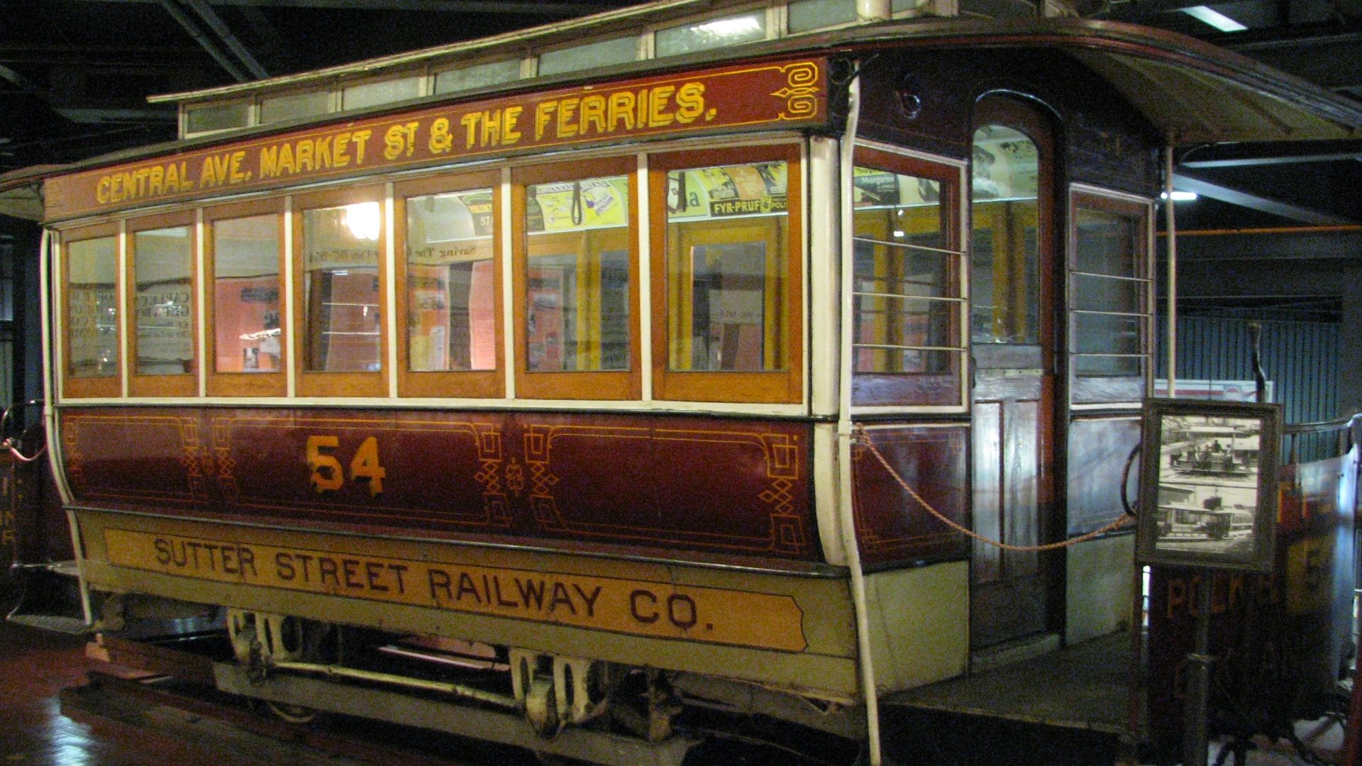 File:SF CCM - Sutter St Railway no 54 trailer car.jpg