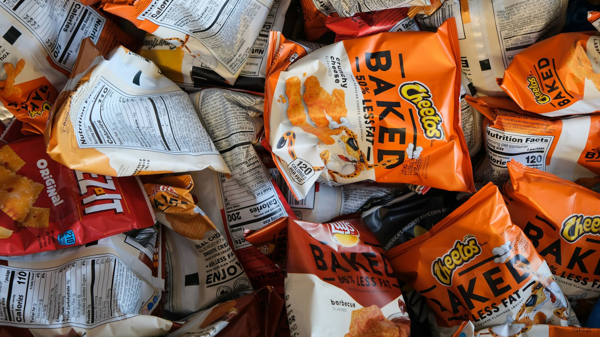 Cheetos Baked chip bag lot