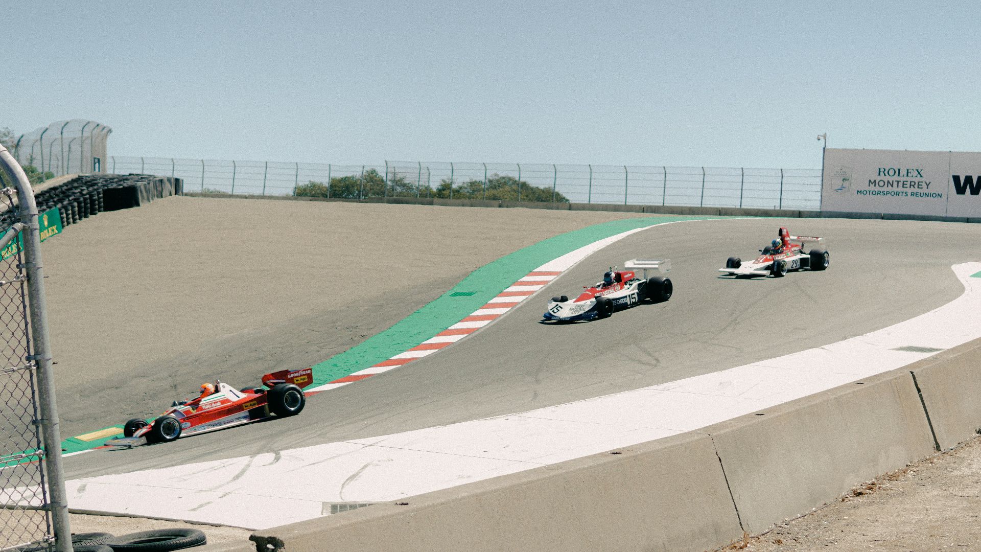 race cars on a track