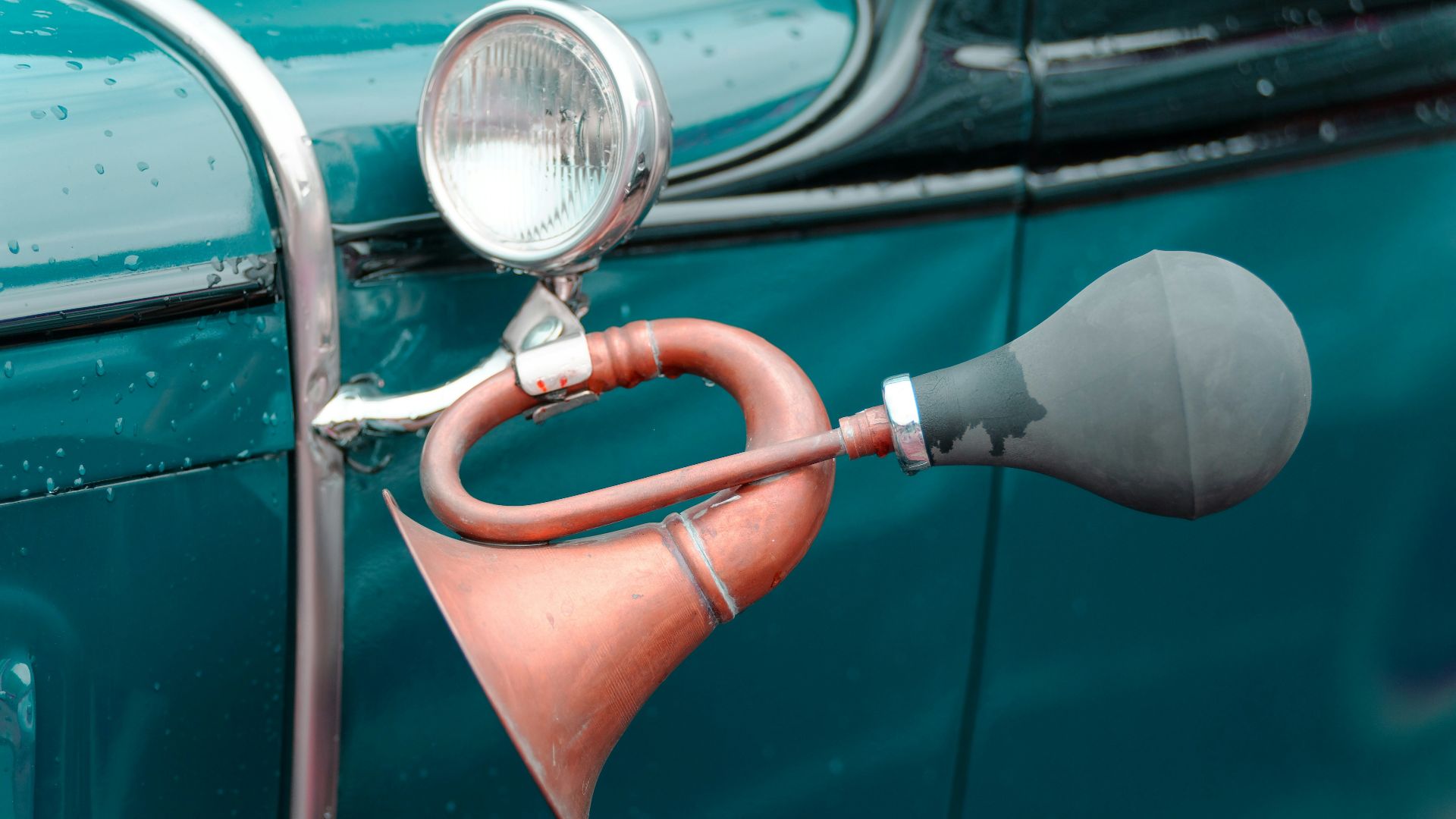 red and silver steel outdoor light