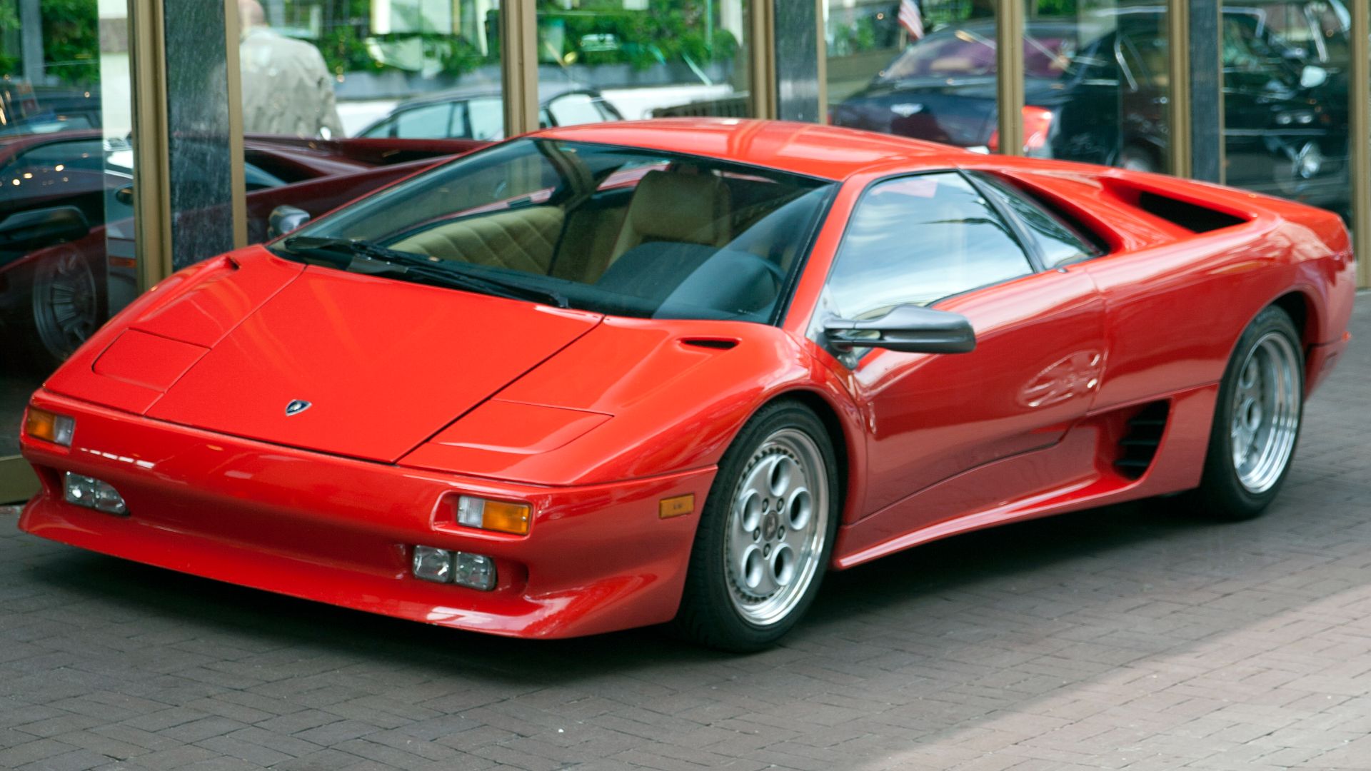 File:Early Lamborghini Diablo in red.jpg