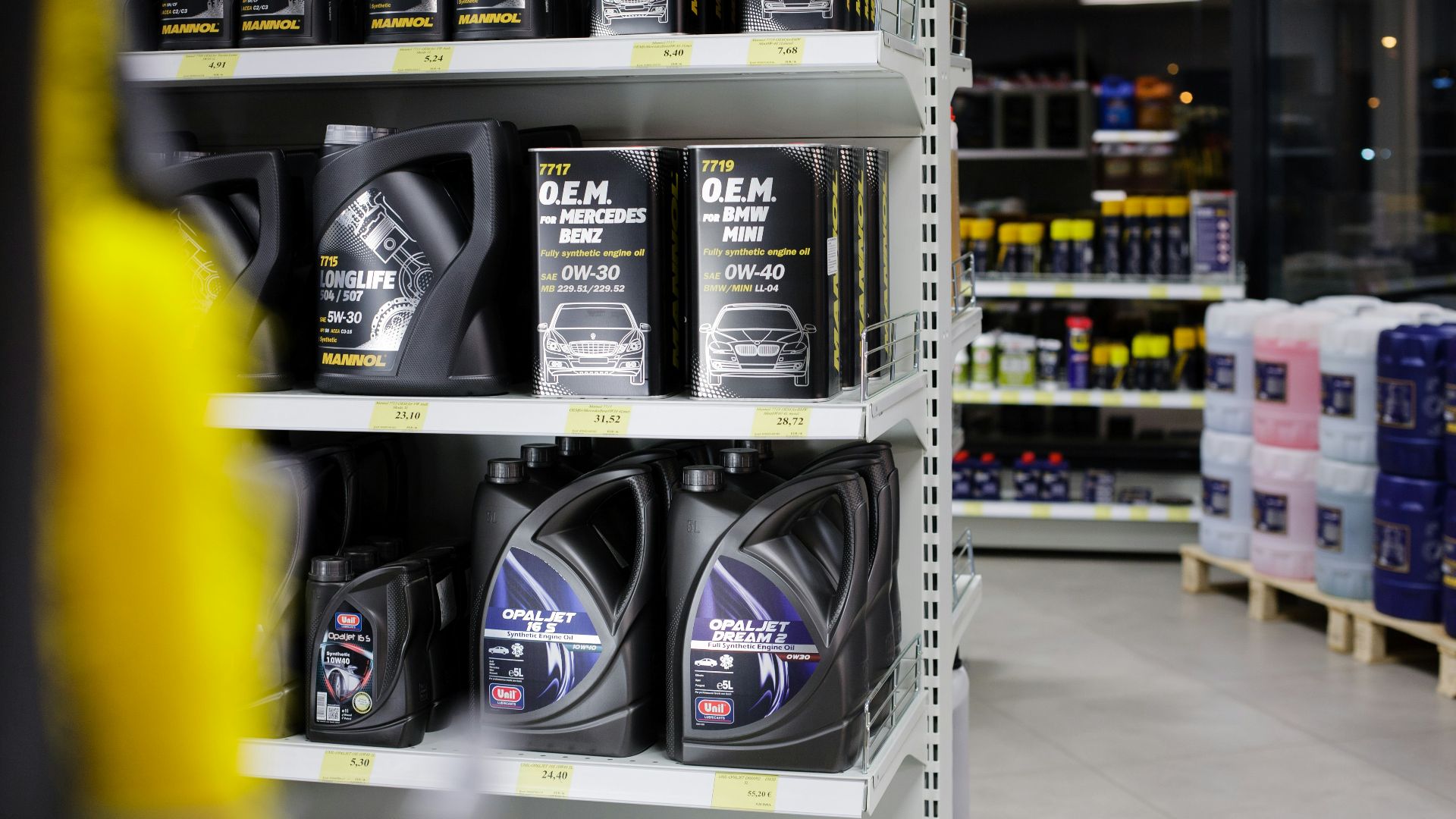 black and white plastic bottle