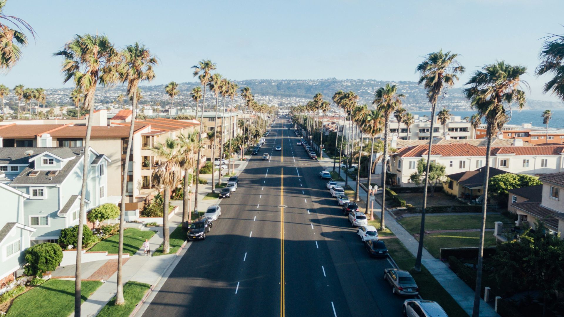 aerial photography of street