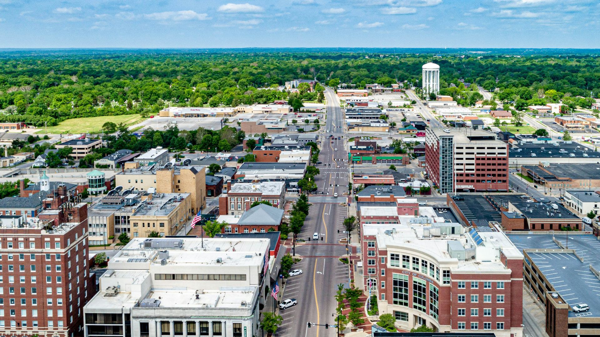 aerial view of city buildings during daytime