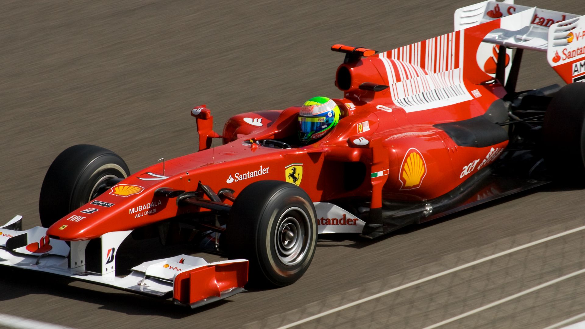 File:Felipe Massa Ferrari during Bahrain 2010 GP.jpg