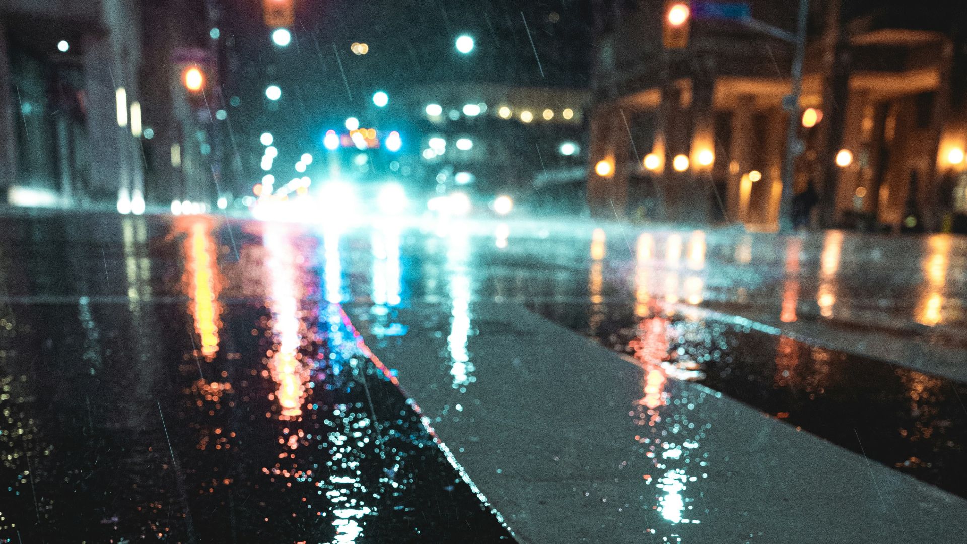 black asphalt road with cars during night time