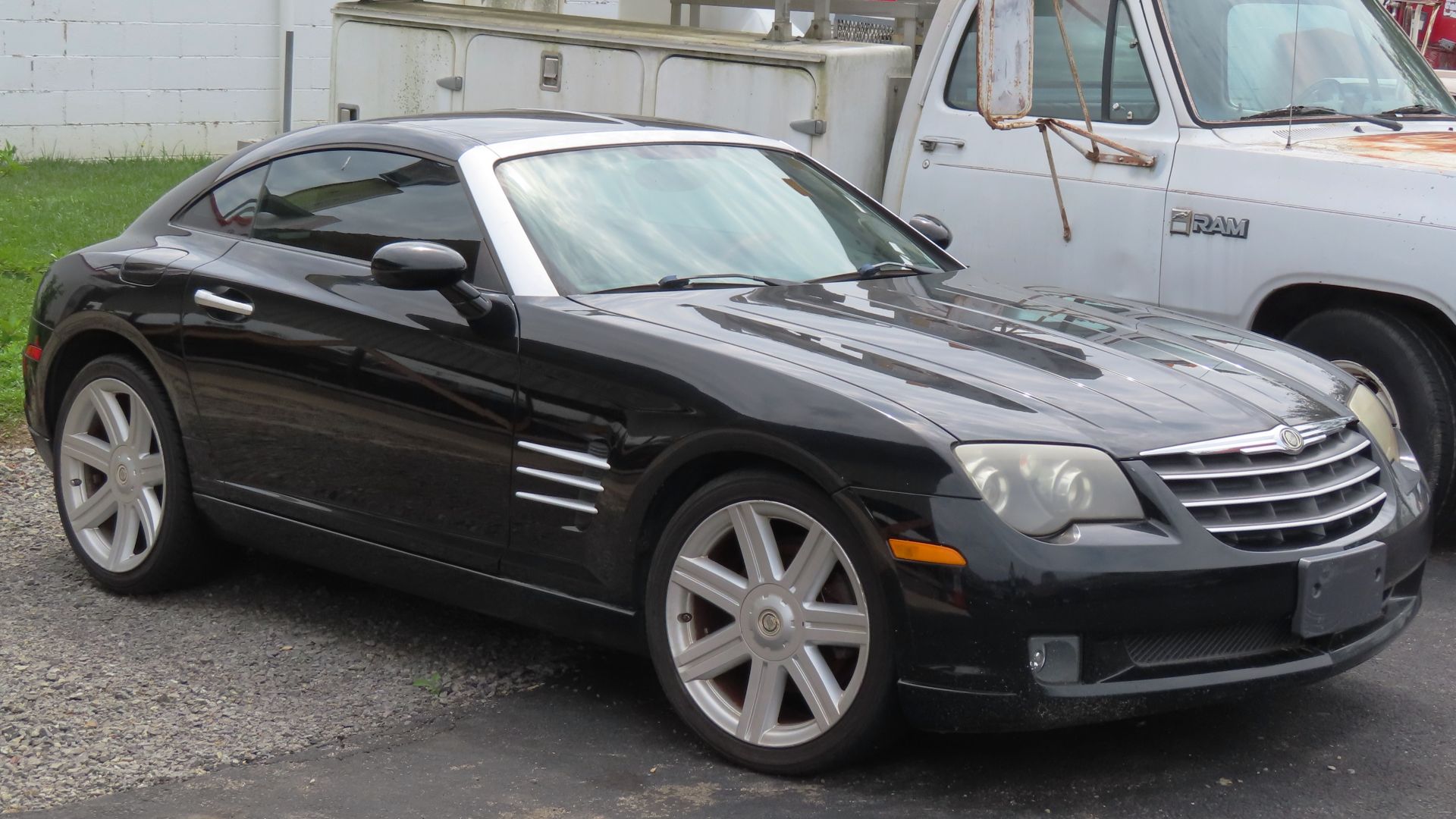 File:2004 Chrysler Crossfire coupe, front right, 08-06-2023.jpg