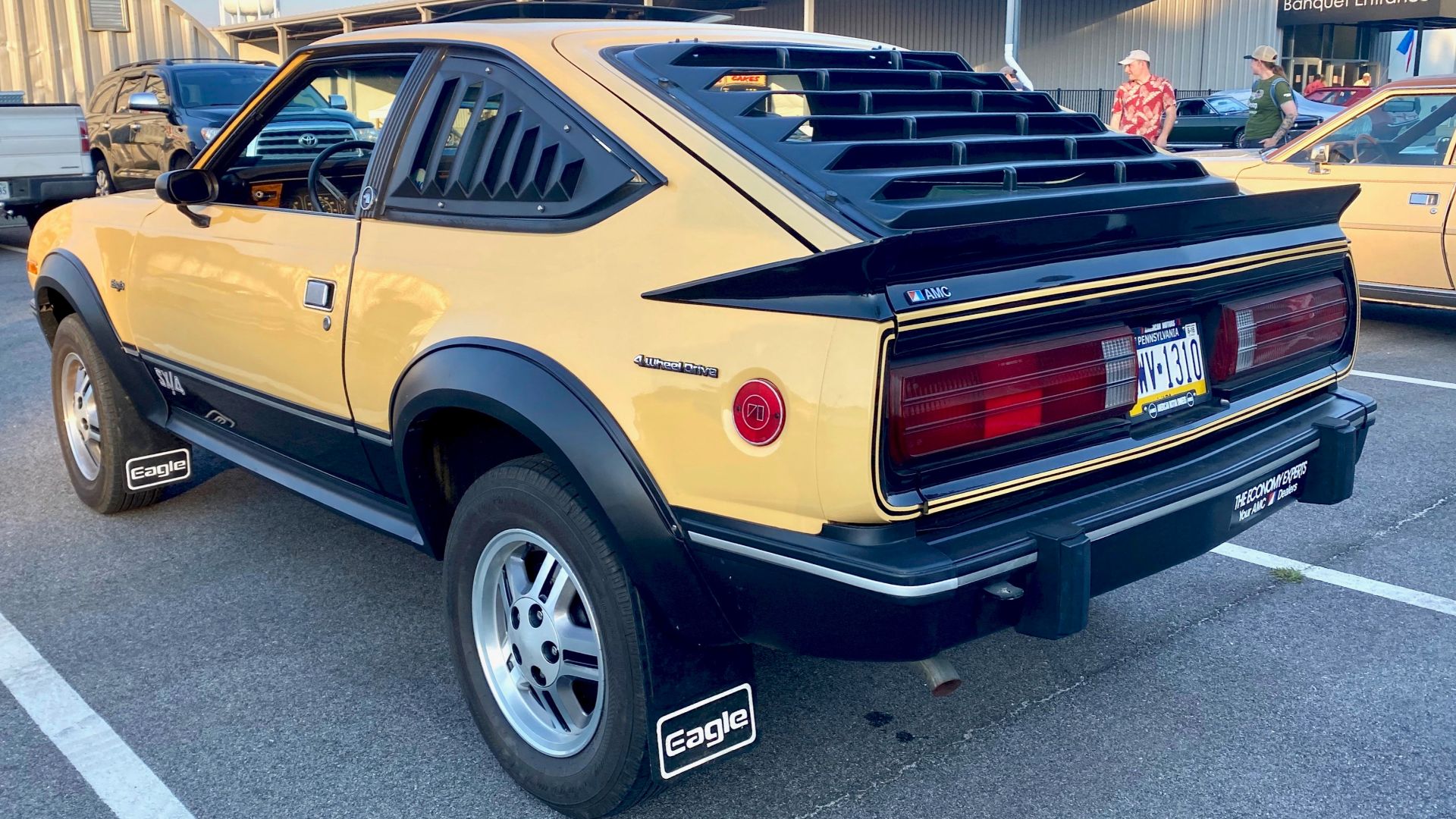 File:1982 AMC Eagle SX-4 in Sun Yellow at 2024 AMO show 2of5.jpg
