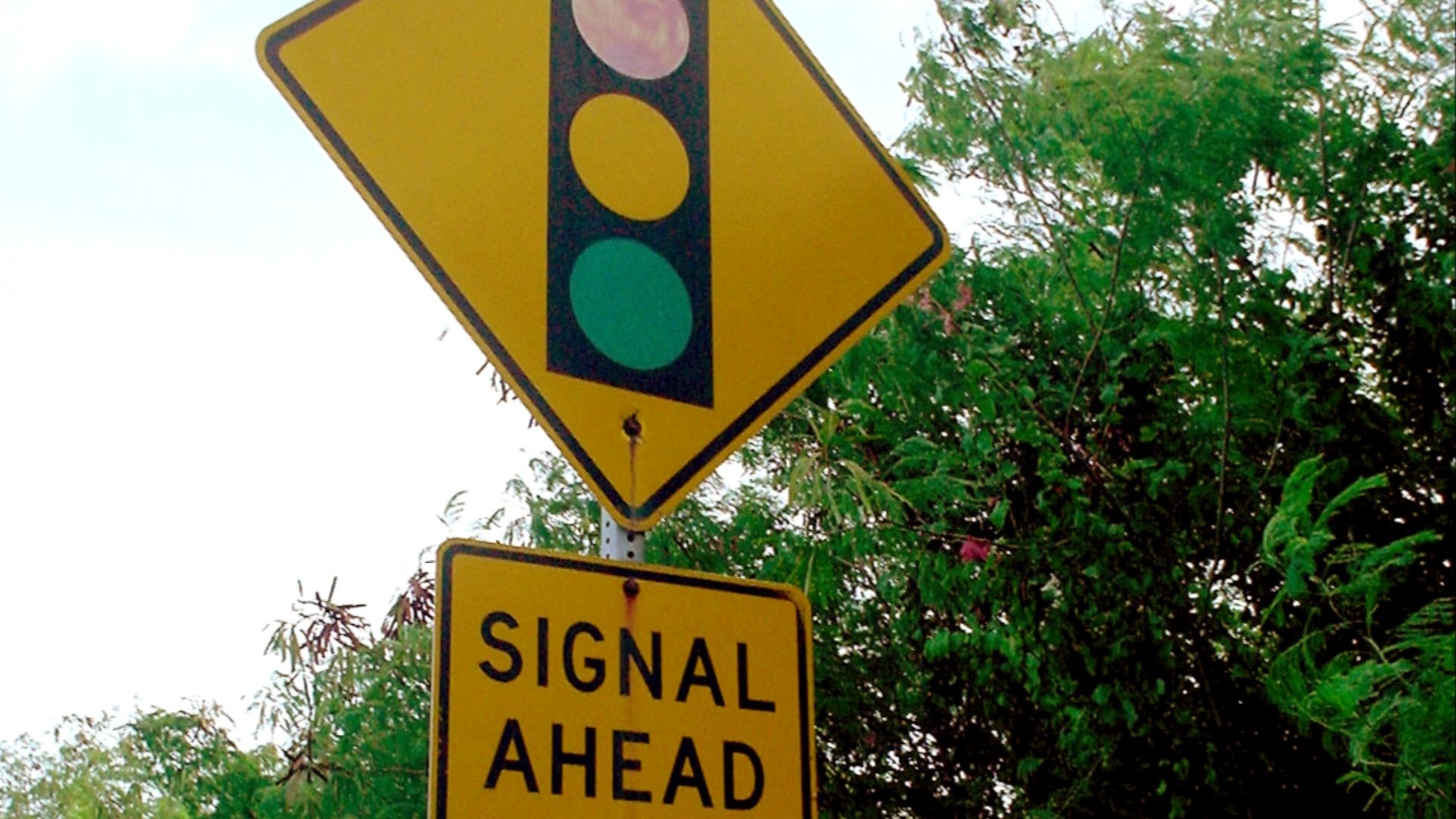 File:Traffic signal ahead sign.jpg