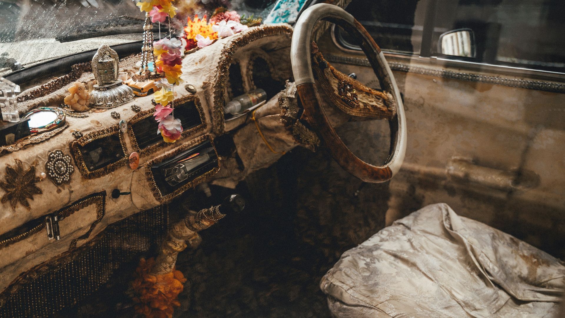 a close up of a fire oven