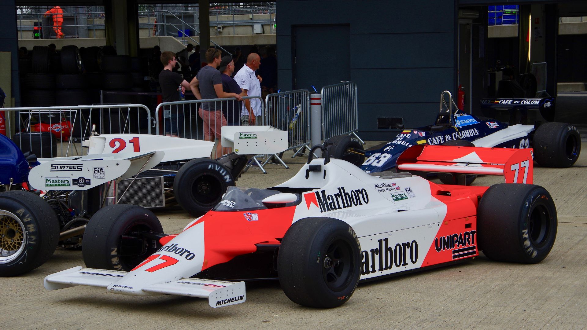 File:John Watson McLaren MP4 1 2019 Silverstone Classic (48557916077).jpg