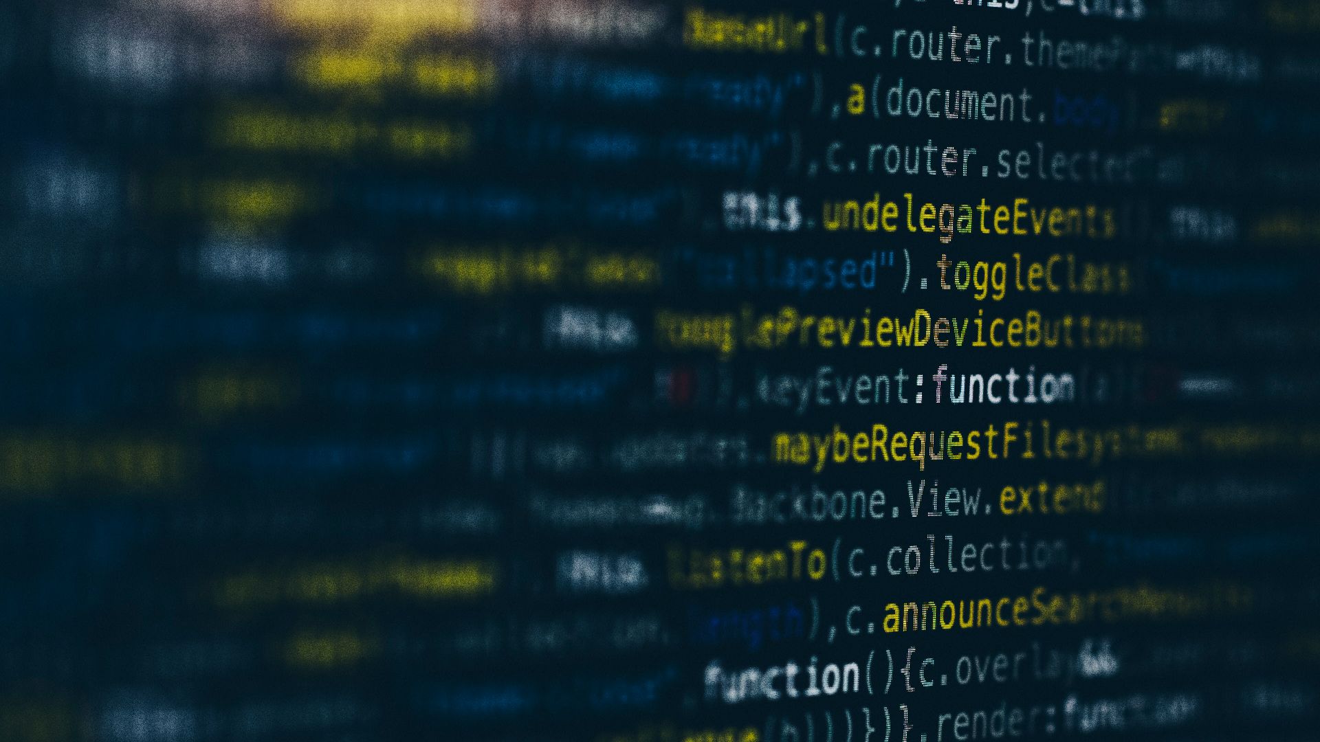 computer coding screengrab