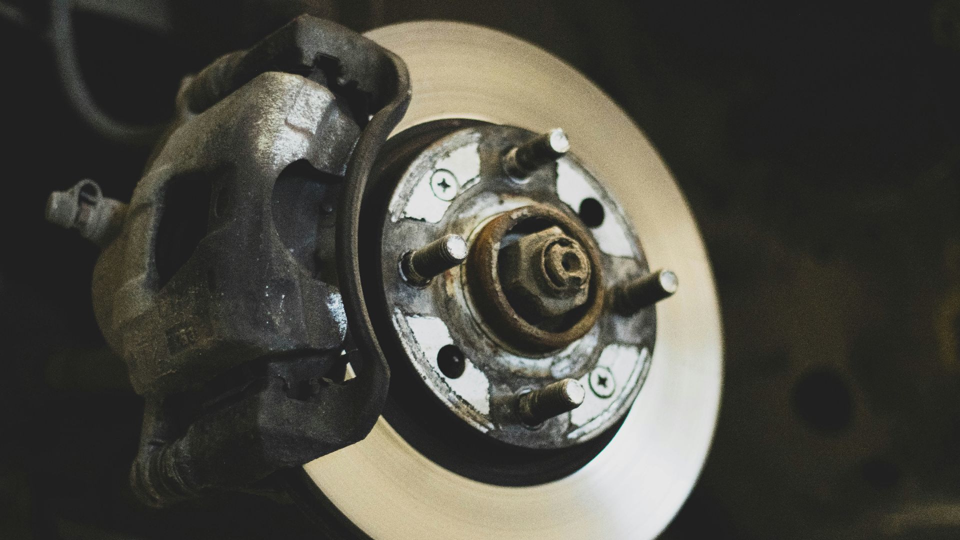 white and silver round device