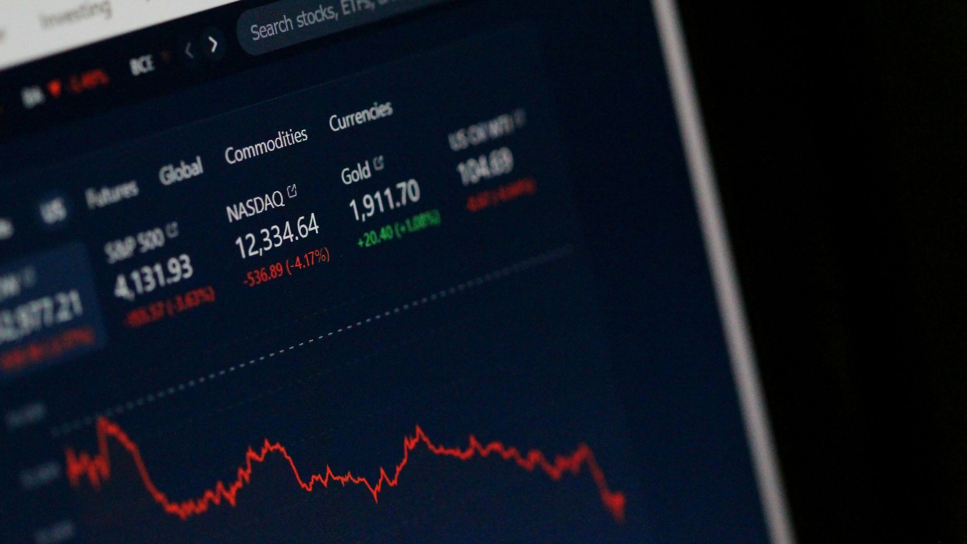 a close-up of a screen