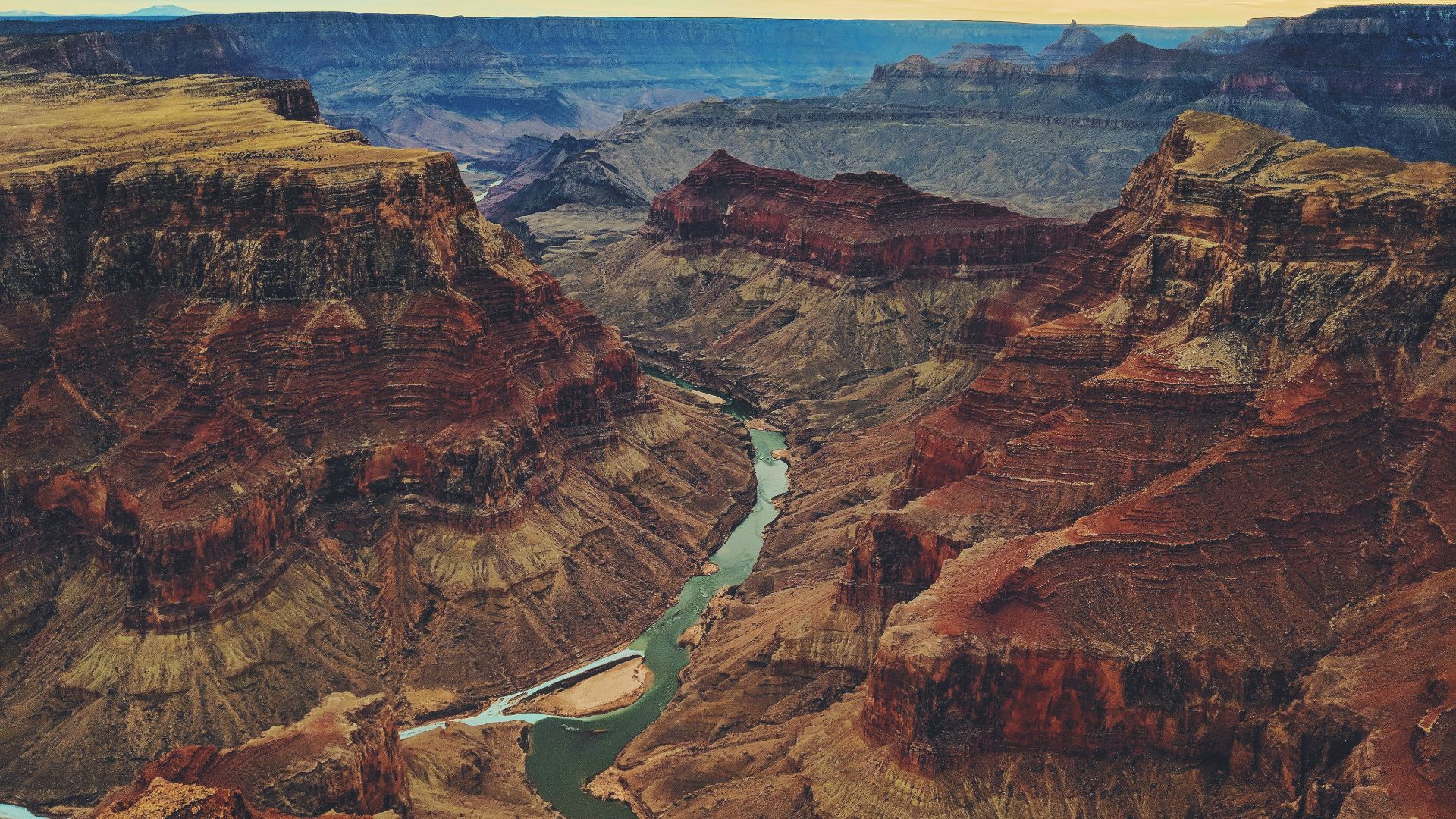 aerial photography of mountain