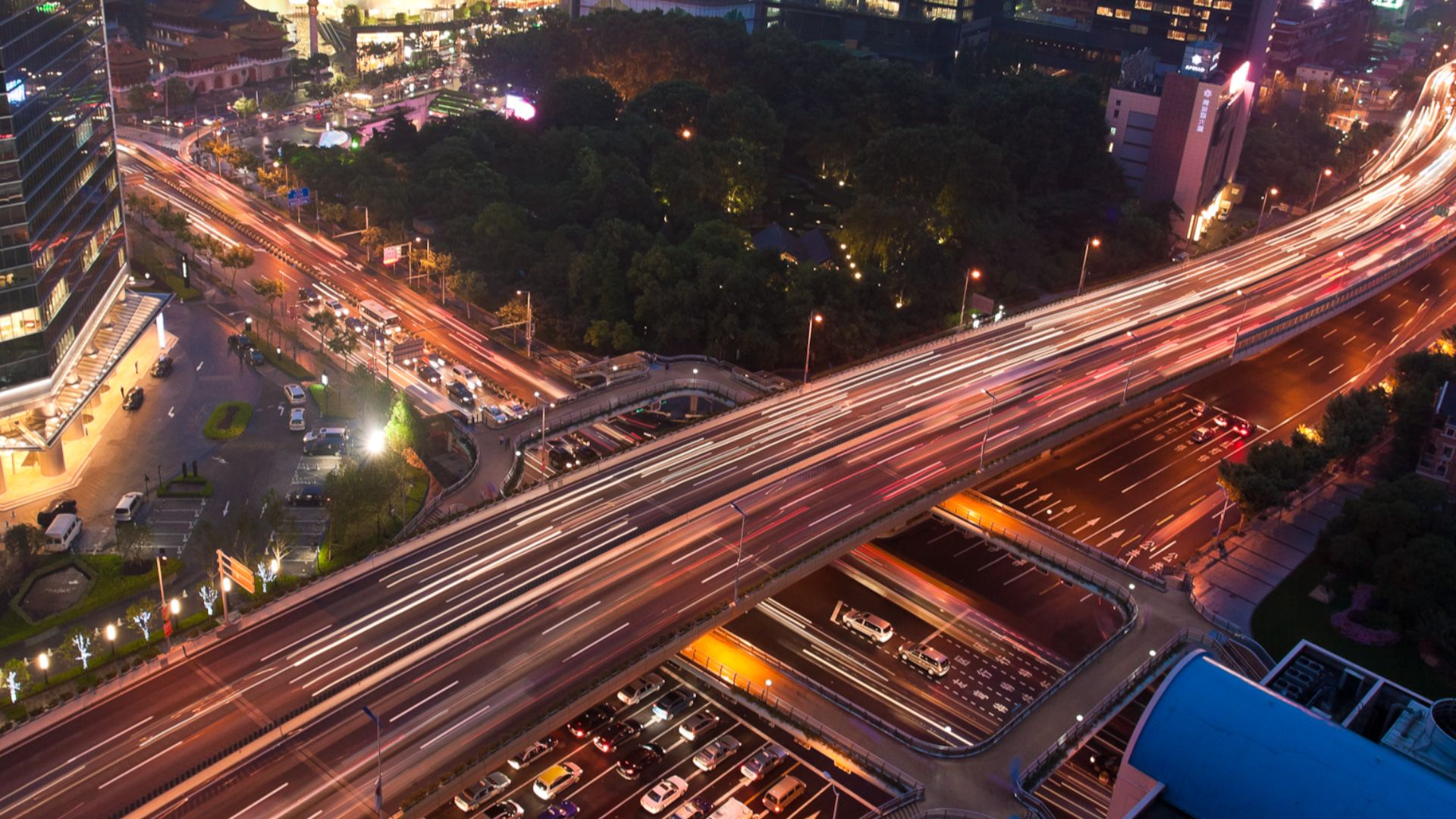 File:Yan'an Elevated Road Huashan Road Jingan Park.jpeg