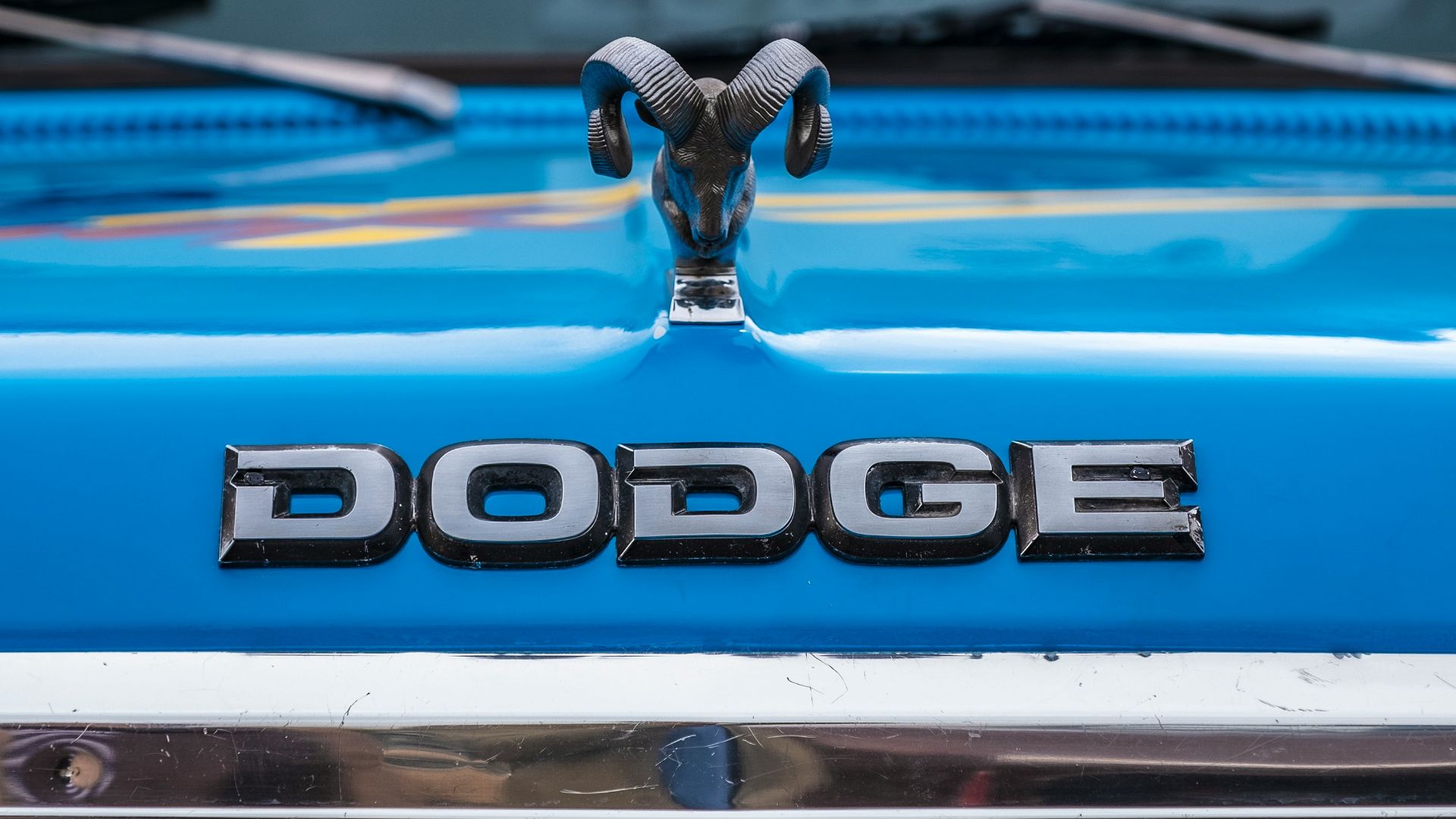 blue Dodge car